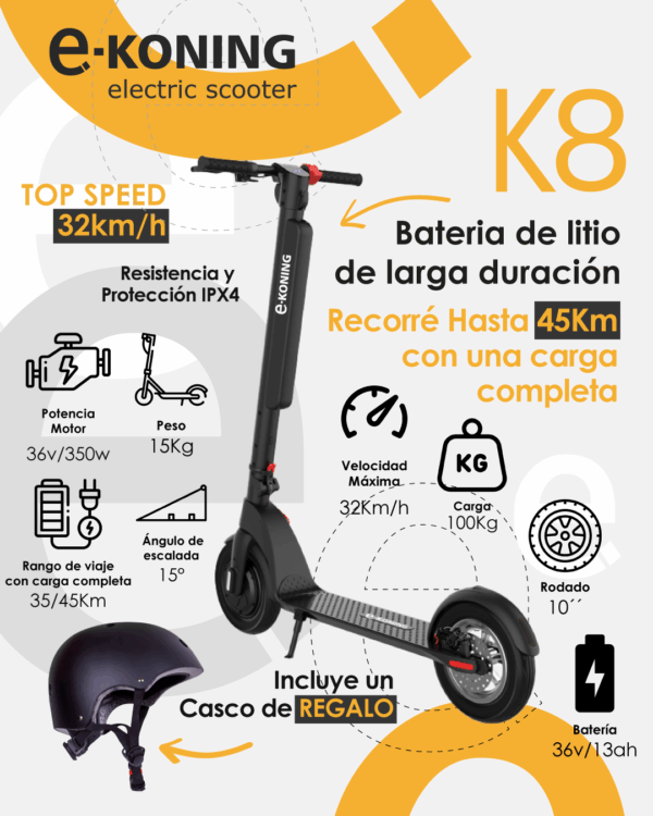 Monopatin Eléctrico K8